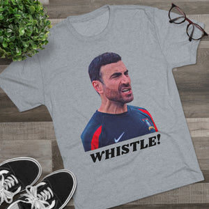 Roy Kent Whistle Tri-Blend Crew Tee