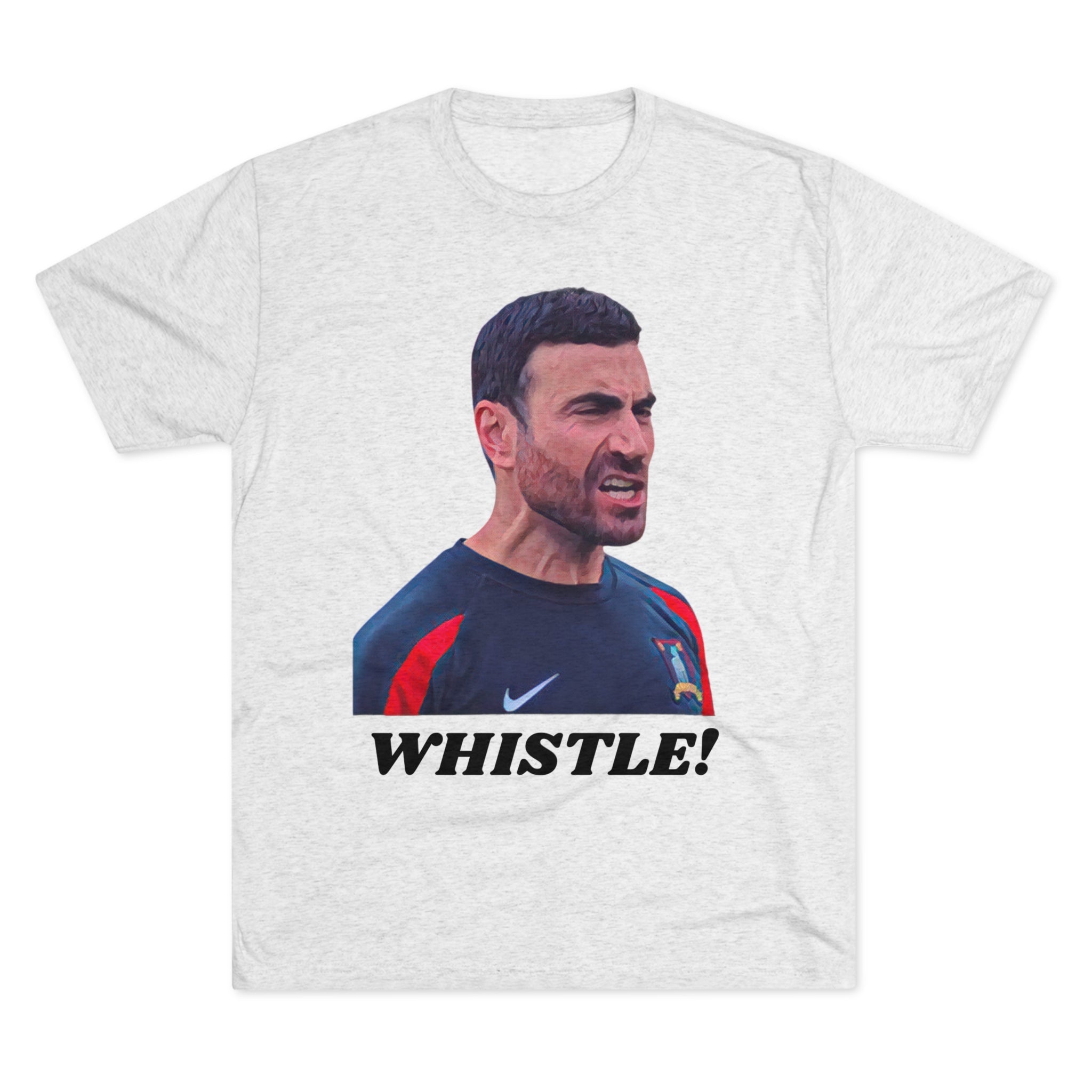 Roy Kent Whistle Tri-Blend Crew Tee