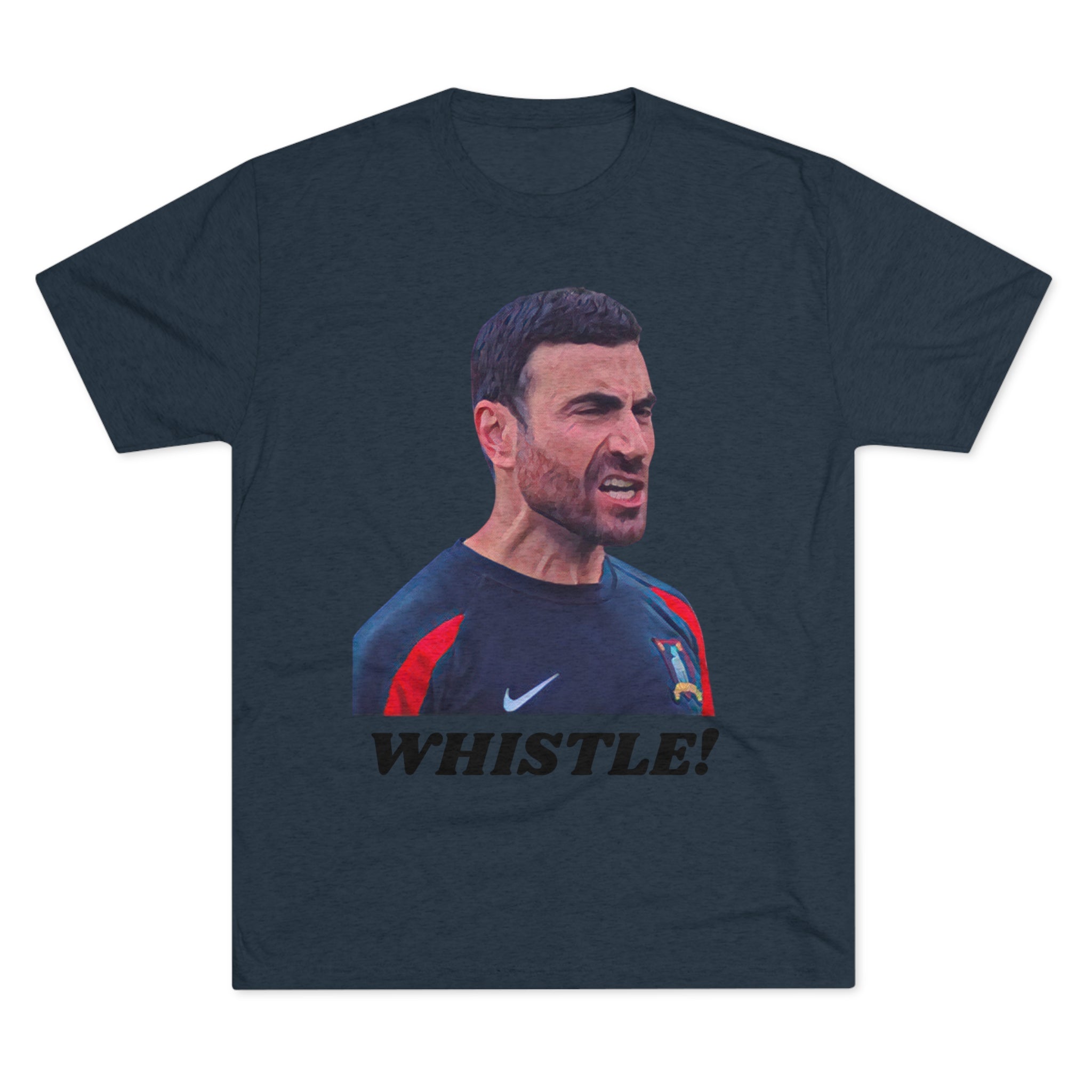 Roy Kent Whistle Tri-Blend Crew Tee