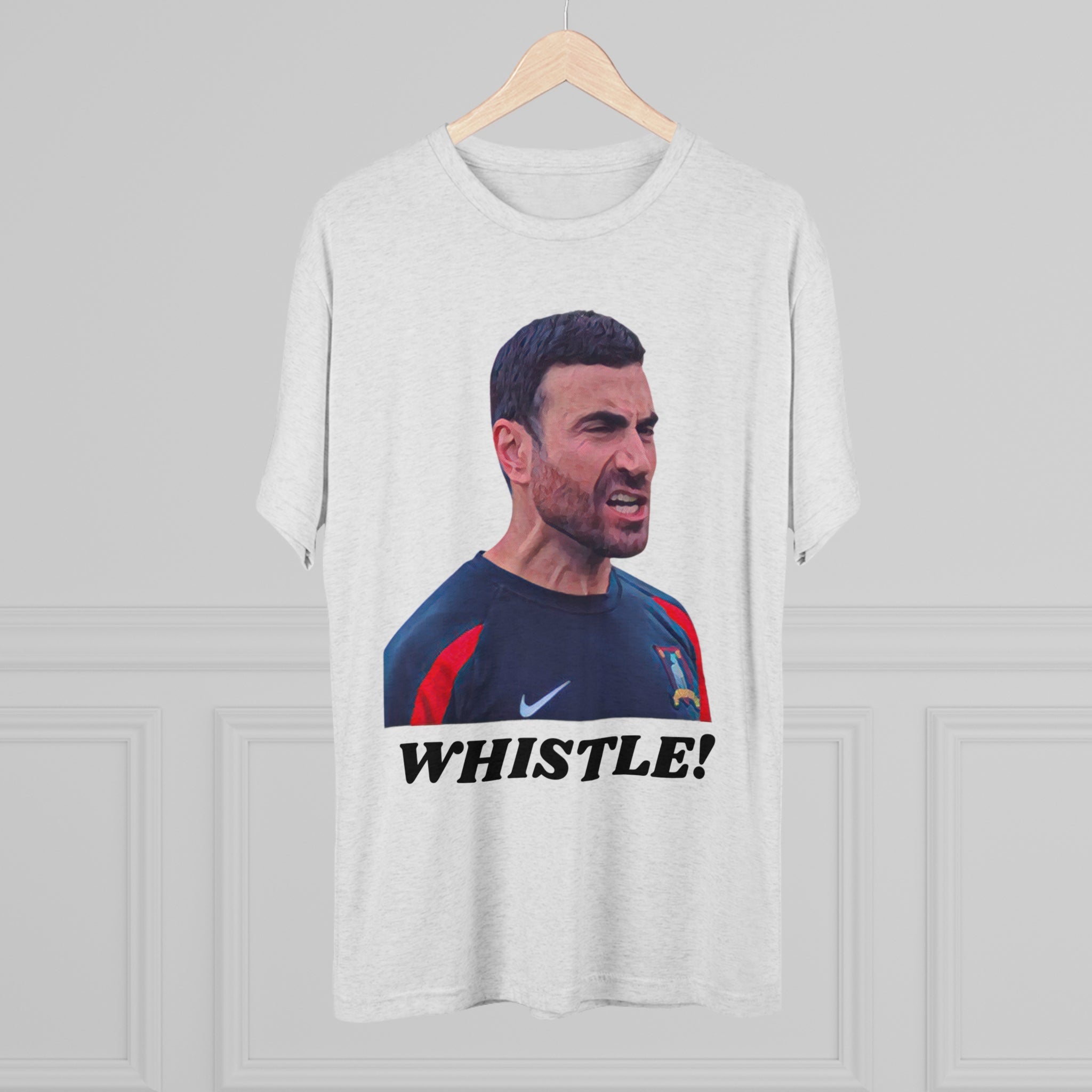 Roy Kent Whistle Tri-Blend Crew Tee