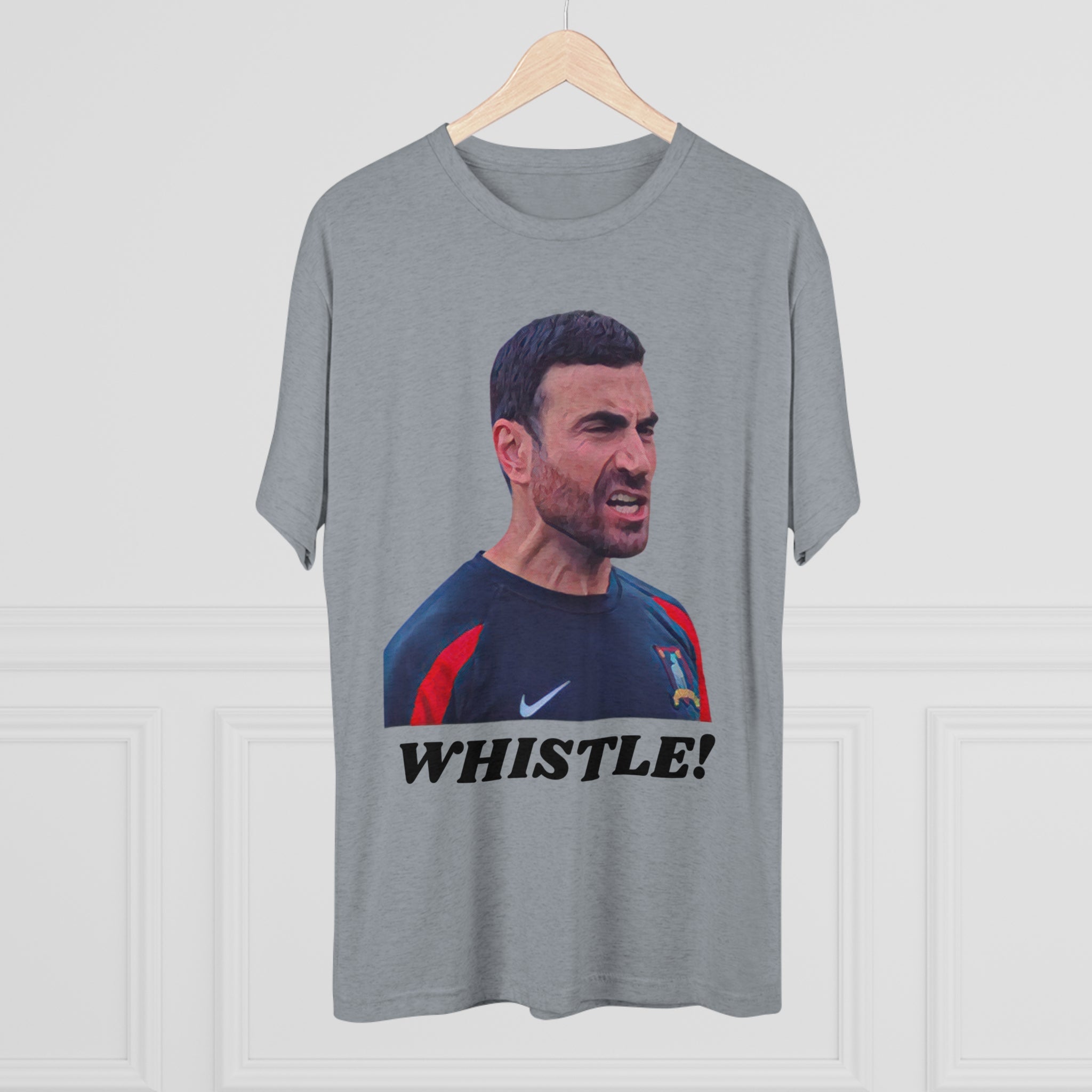 Roy Kent Whistle Tri-Blend Crew Tee