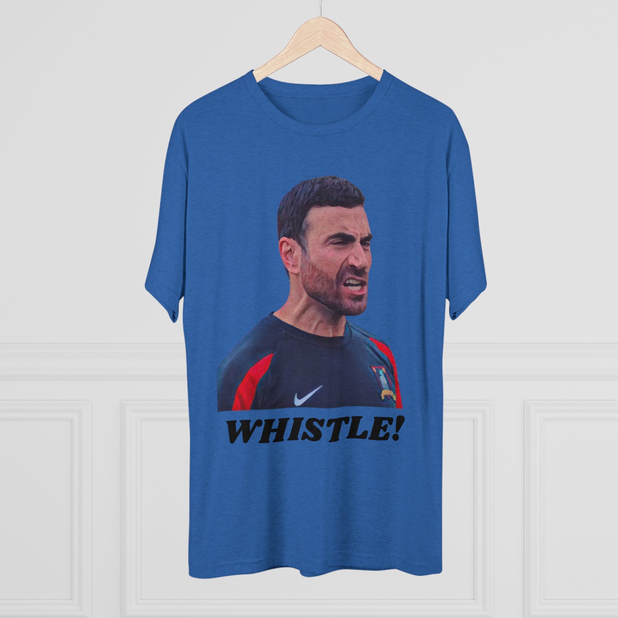 Roy Kent Whistle Tri-Blend Crew Tee