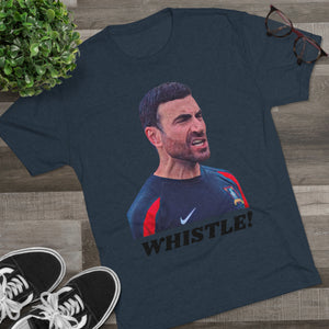 Roy Kent Whistle Tri-Blend Crew Tee