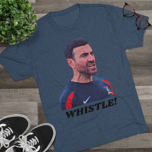 Roy Kent Whistle Tri-Blend Crew Tee