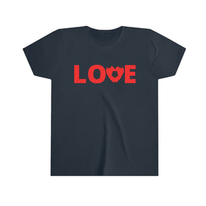 Girls LOVE Red Print Tee