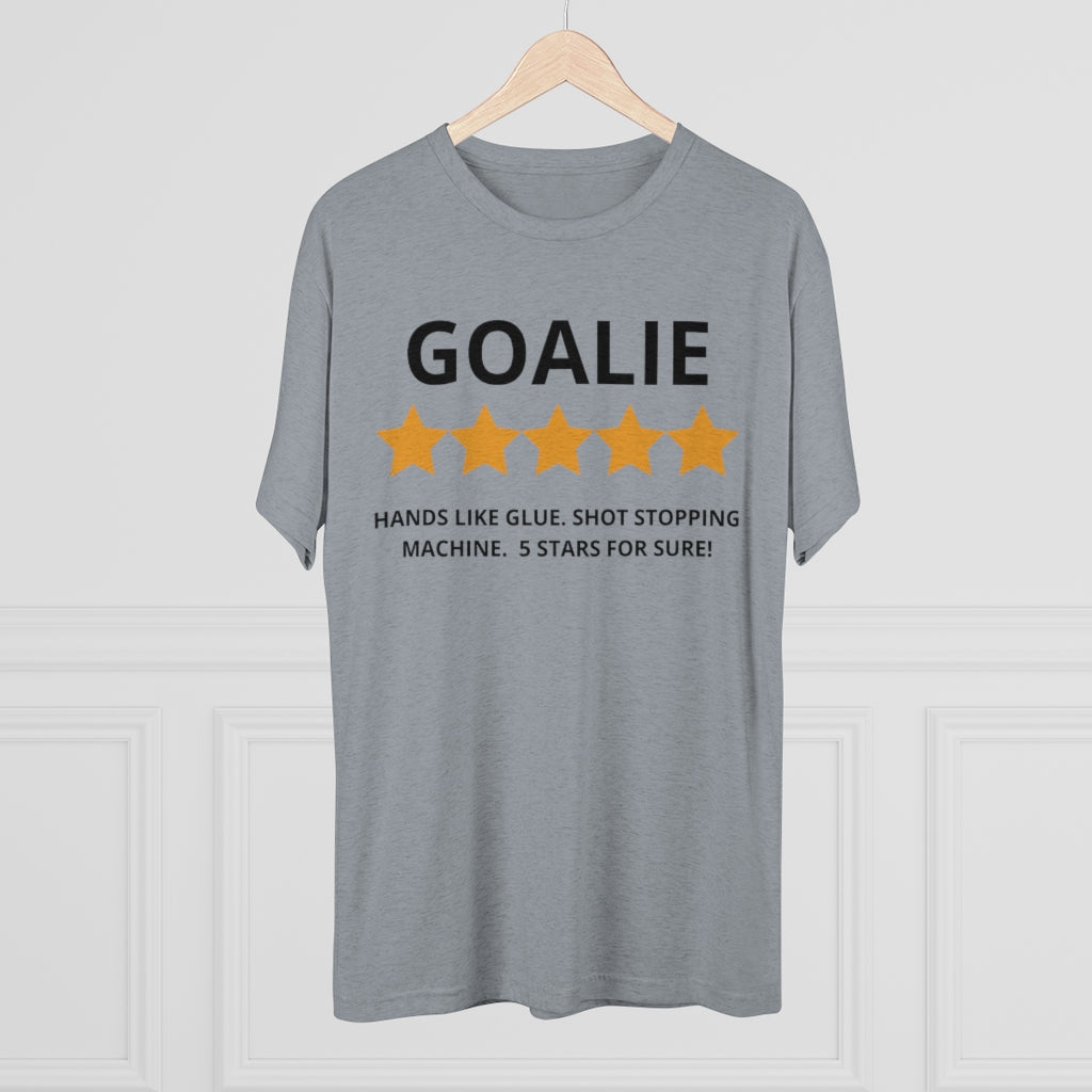 Men's 5 Star Goalie Tri-Blend Crew Tee