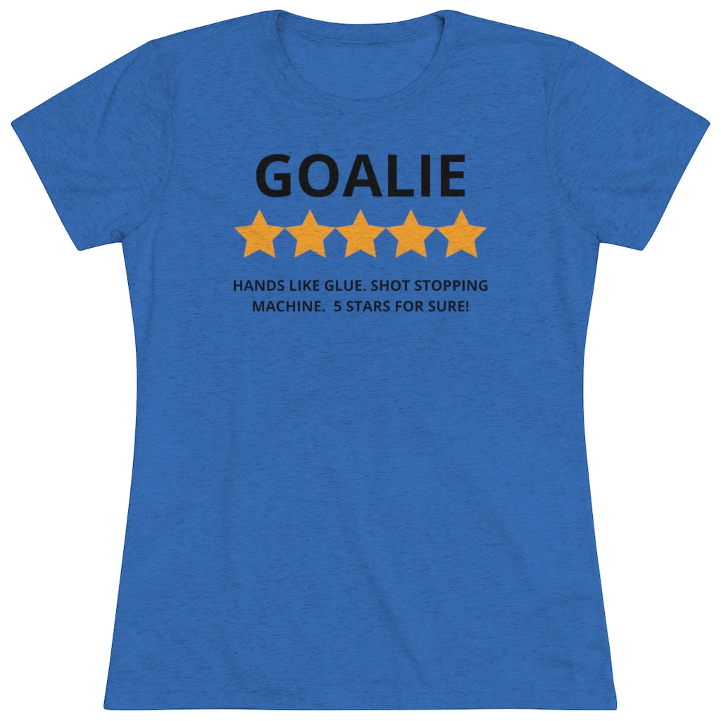 Women's 5 Star Goalie Triblend Tee