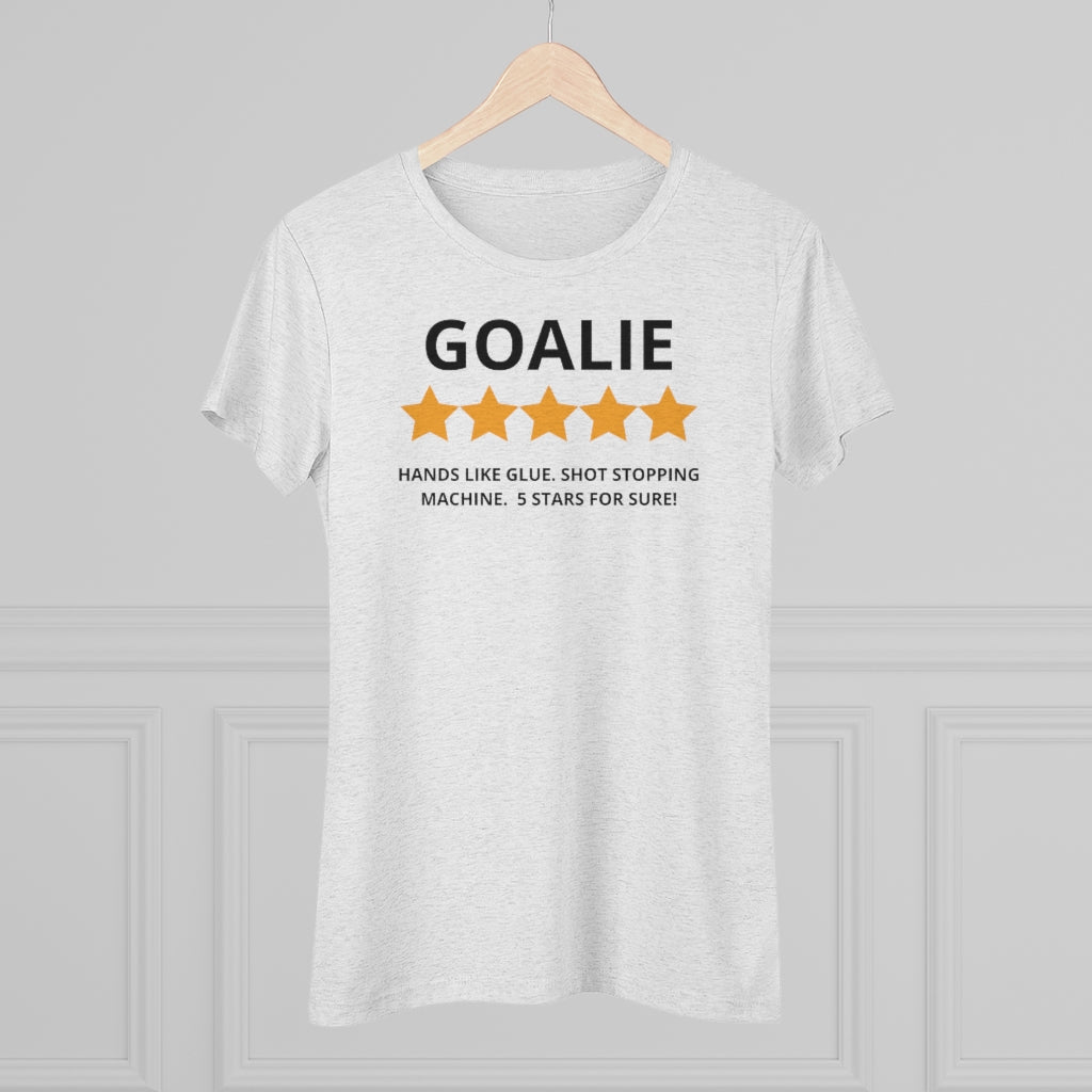 Women's 5 Star Goalie Triblend Tee