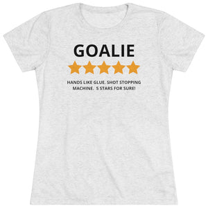 Women's 5 Star Goalie Triblend Tee