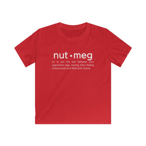 Boys Nutmeg Definition White Tee