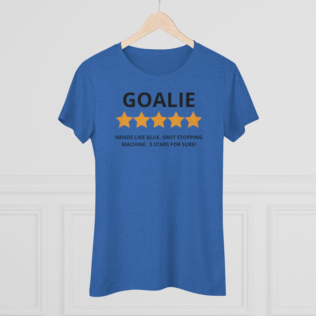 Women's 5 Star Goalie Triblend Tee