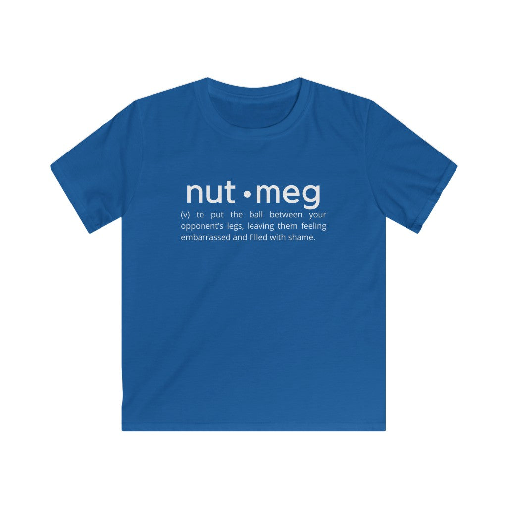 Boys Nutmeg Definition White Tee