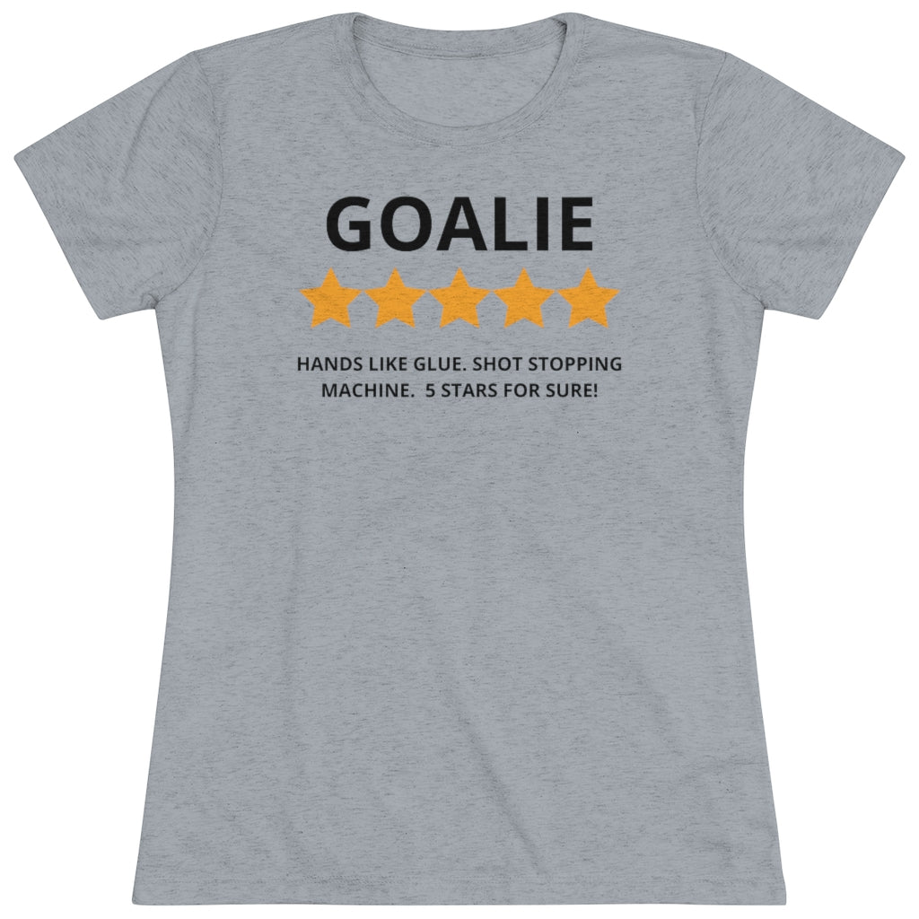 Women's 5 Star Goalie Triblend Tee