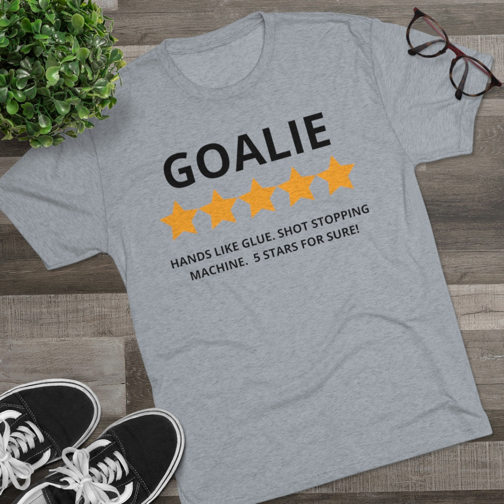 Men's 5 Star Goalie Tri-Blend Crew Tee