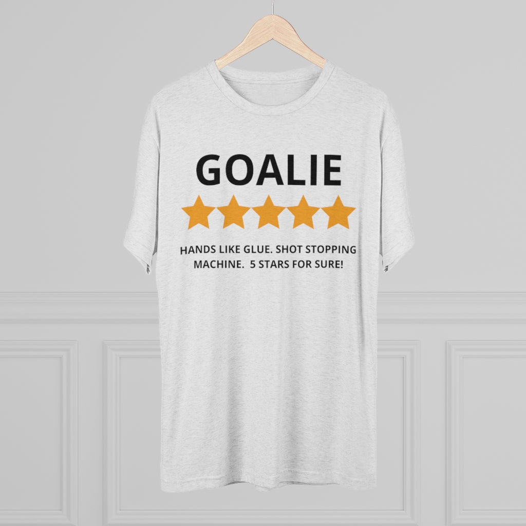 Men's 5 Star Goalie Tri-Blend Crew Tee