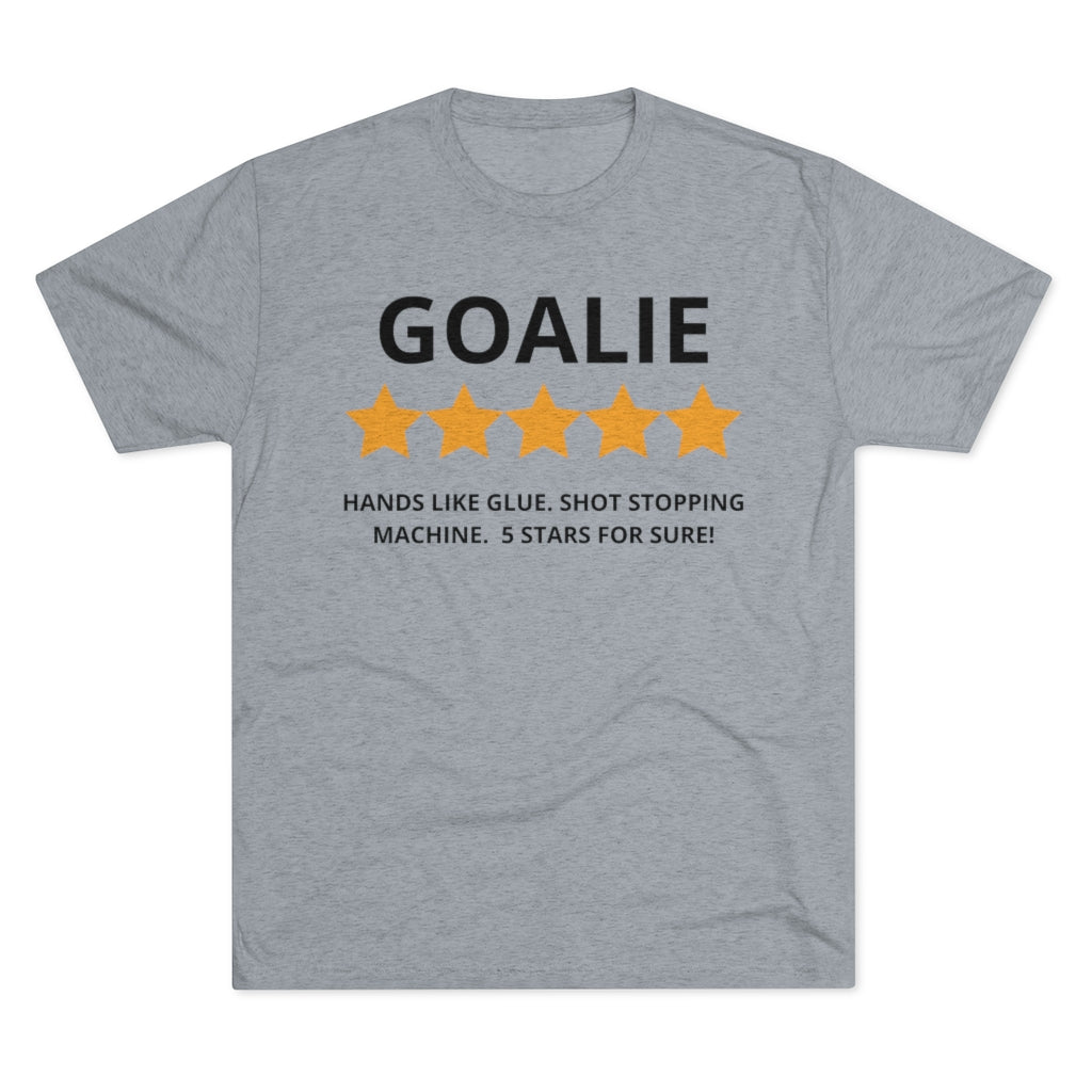 Men's 5 Star Goalie Tri-Blend Crew Tee