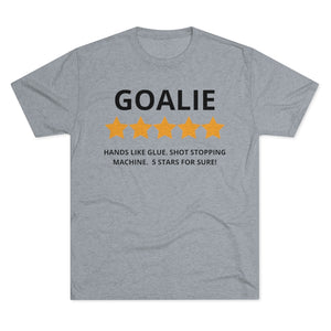 Men's 5 Star Goalie Tri-Blend Crew Tee