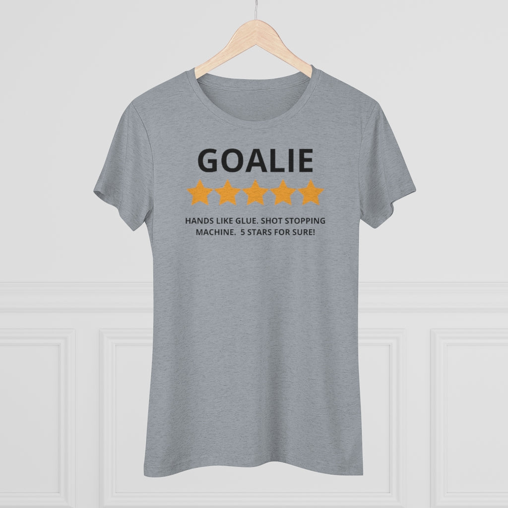 Women's 5 Star Goalie Triblend Tee