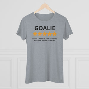 Women's 5 Star Goalie Triblend Tee