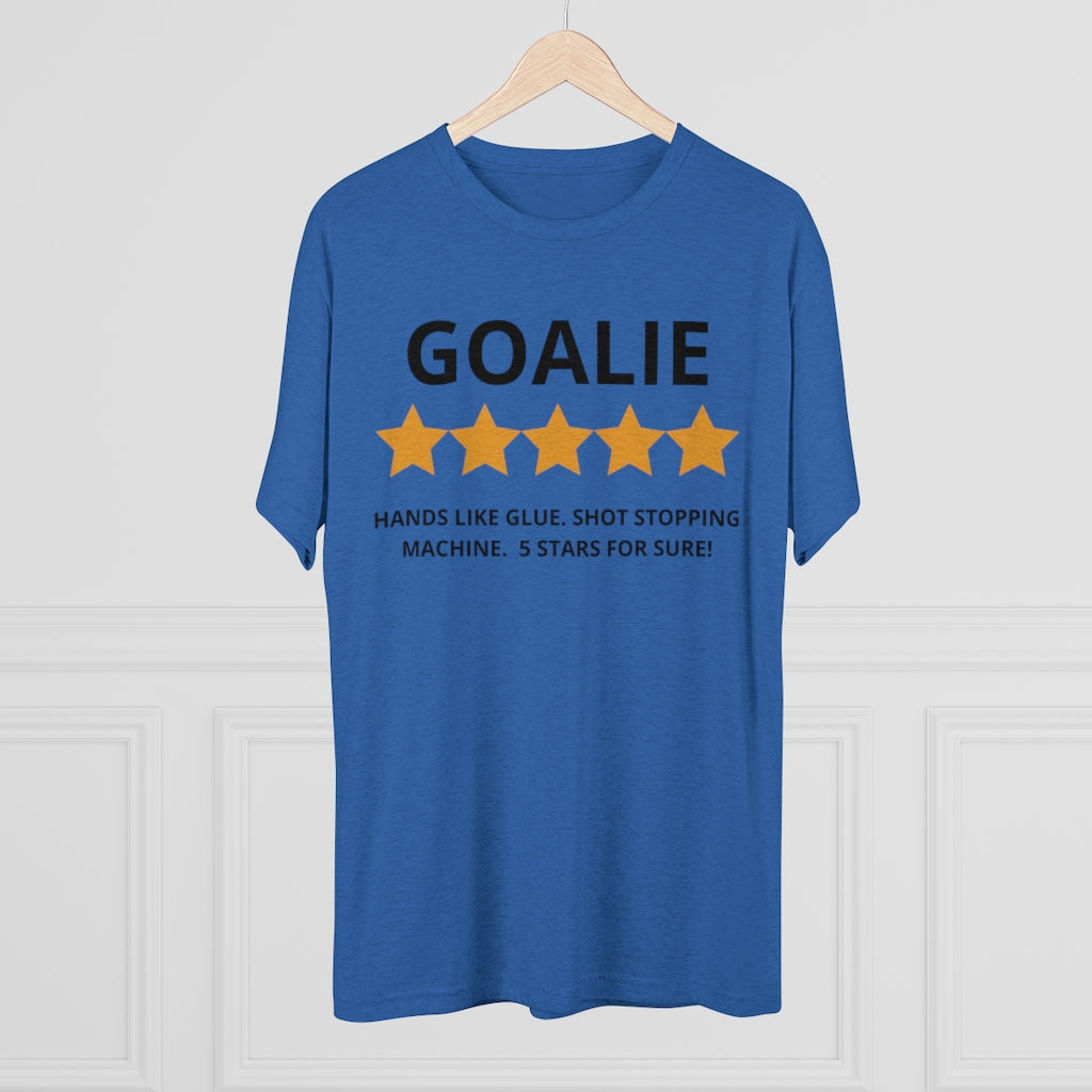 Men's 5 Star Goalie Tri-Blend Crew Tee