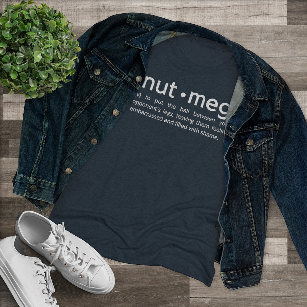 Women's Nutmeg Definition White Tri-blend Tee