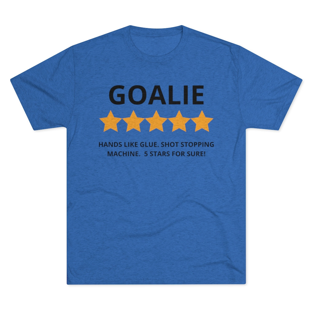 Men's 5 Star Goalie Tri-Blend Crew Tee