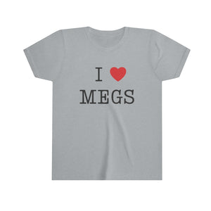 Girls I Heart Megs Tee