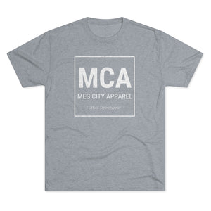 Men's Meg City Apparel Tri-Blend Crew Tee